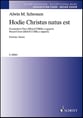 Hodie Christus Natus Est SSAATTBB choral sheet music cover